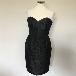 Milly of NY Sparkly Strapless Cocktail Dress - 6